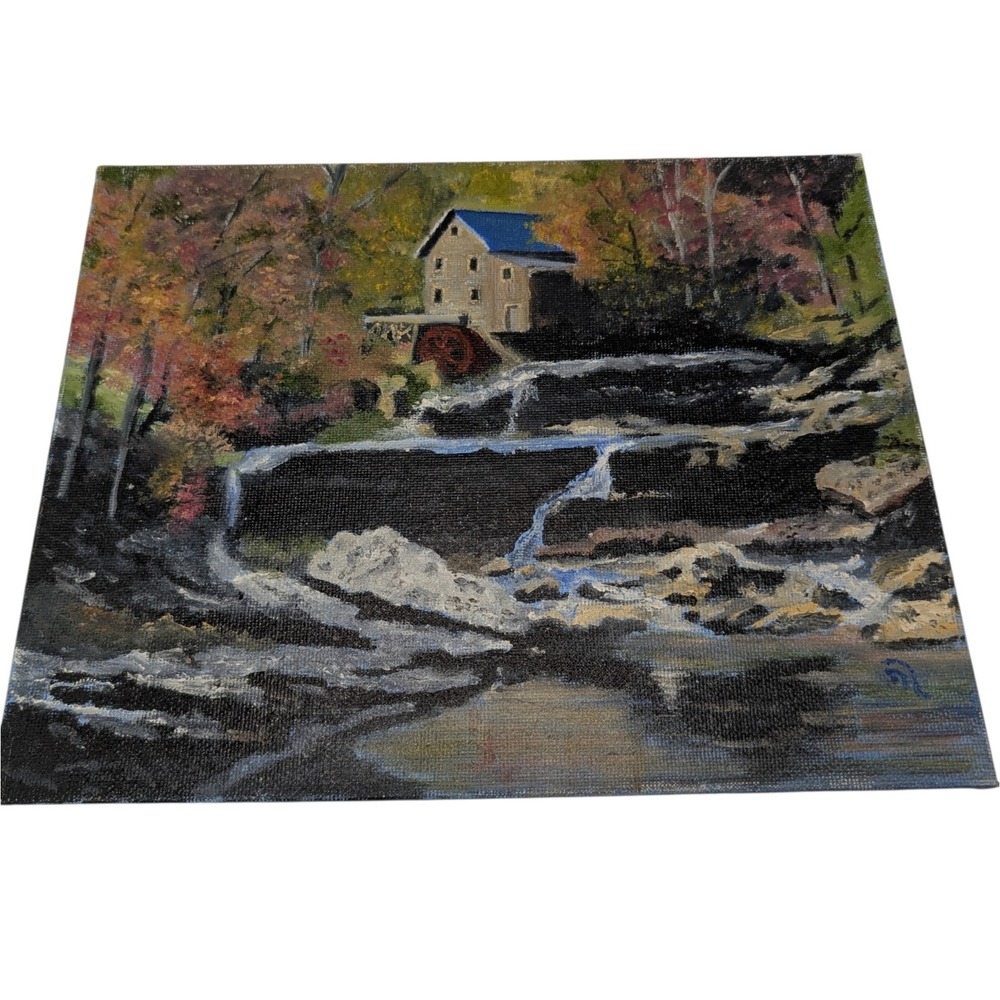 Original Oil Painting River West Arlington Vermont 2008 Signed Robert B Lantz - Picture 3 of 10